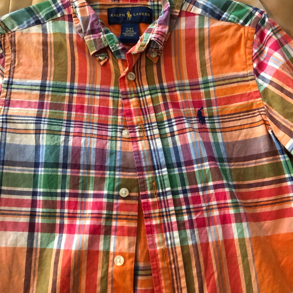 Boys button down polo